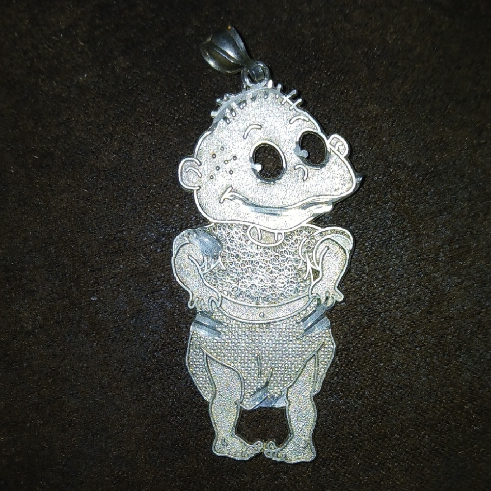 Silver Cartoon Character Pendant